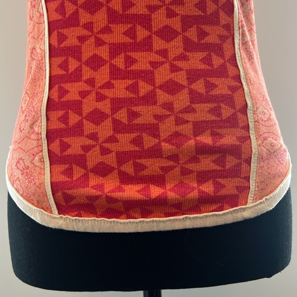 We the Free/Free People bohemian tank red/orange NWOT xs - Picture 5 of 9